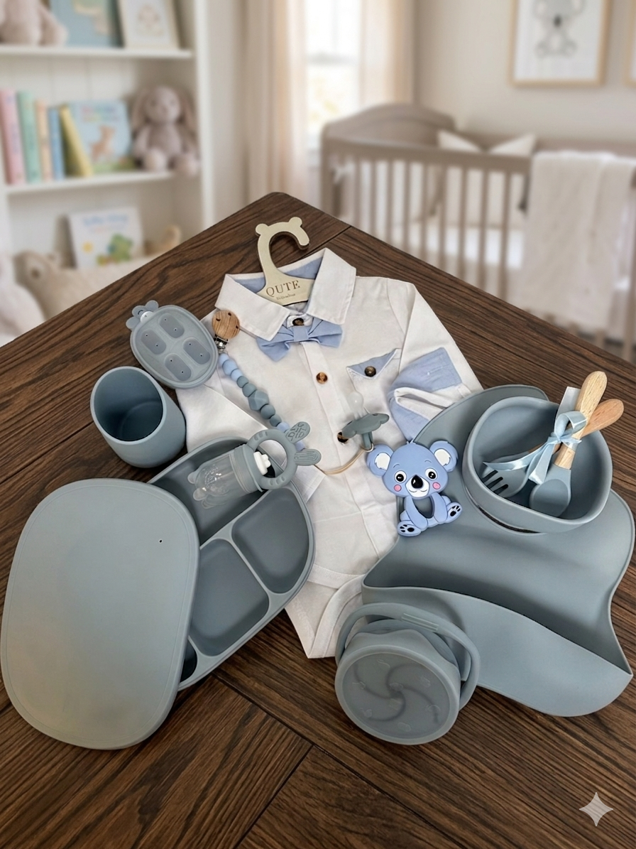 17-pieces - Little Gentleman Keepsake essentials - Blue