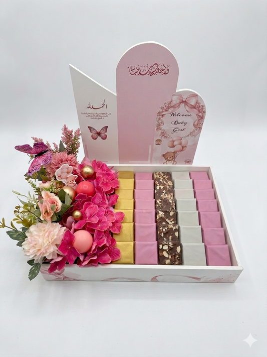 Welcome Baby Girl- Luxury Belgian Chocolates