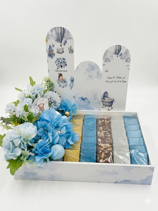 Welcome baby Boy - Luxury Belgian chocolate