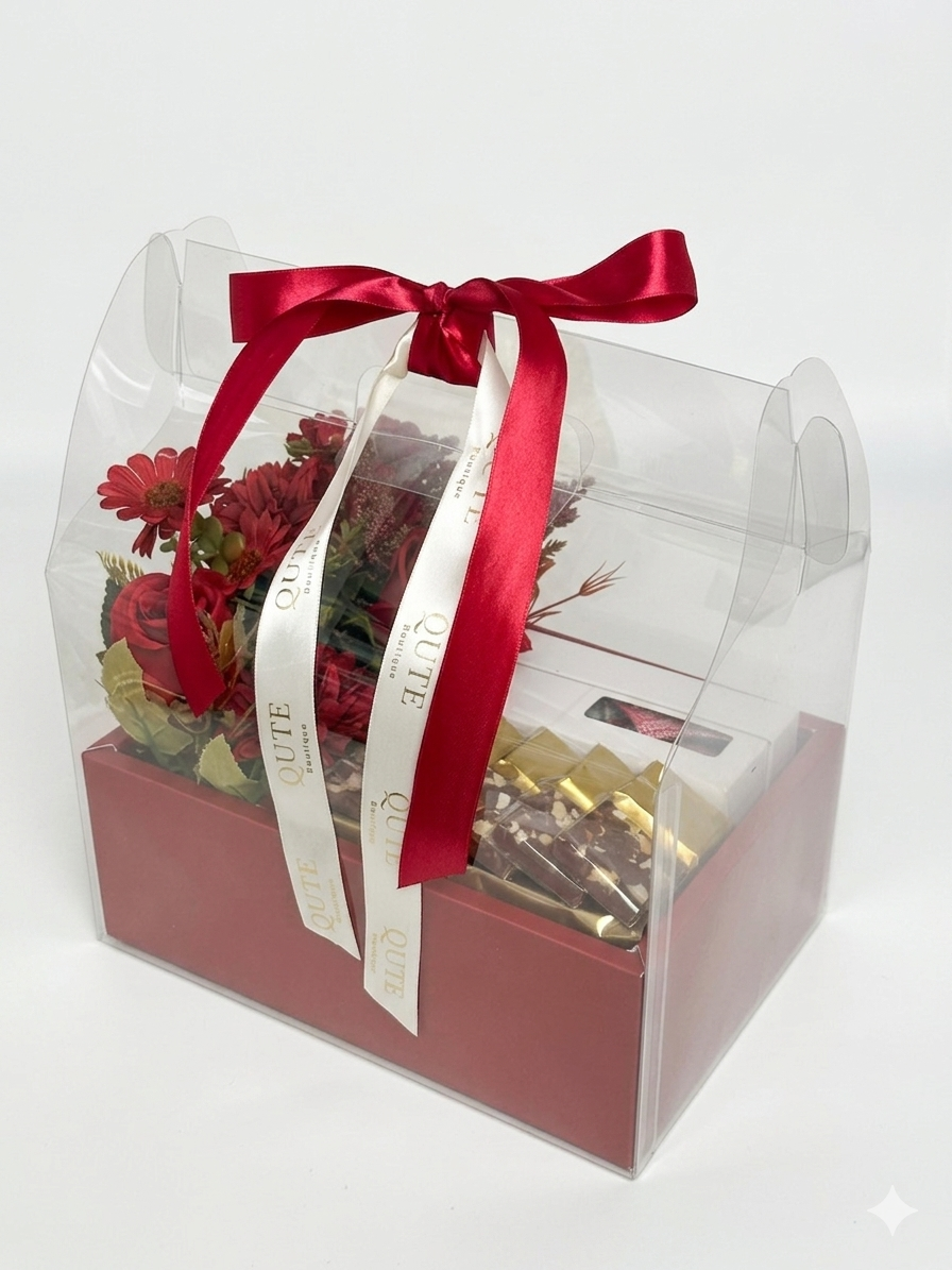 Luxury Gentleman's Gift Set - Paisley Ruby
