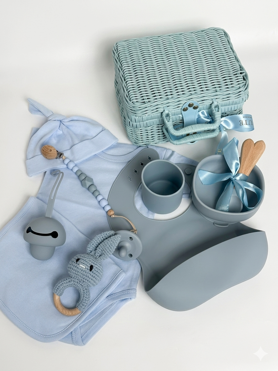14-piece - Little Miracle - Baby Boy Gift Set