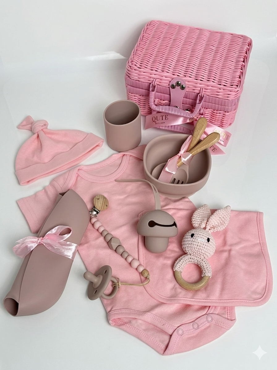 14-piece - Little Miracles - Baby Girl Gift Set