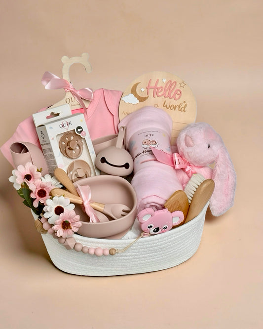 Bundle of Joy - Welcome baby Girl Basket