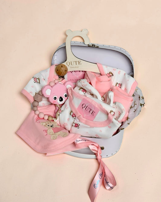 Comfort and Cuddles - Baby Girl Gift Set