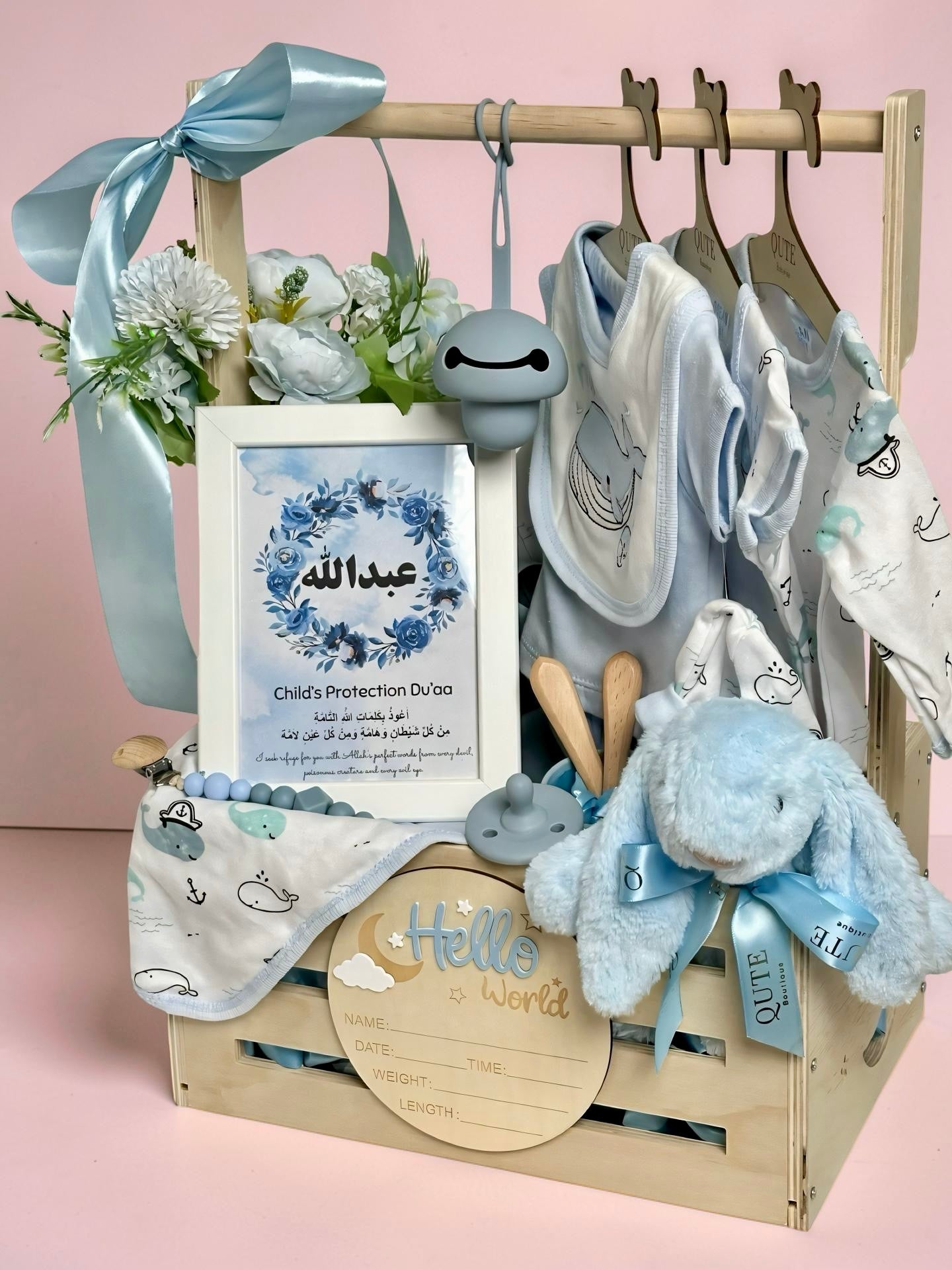Welcome baby Crate - Baby Boy