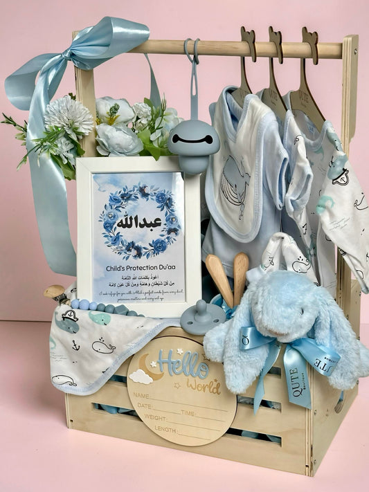 Welcome baby Crate - Baby Boy