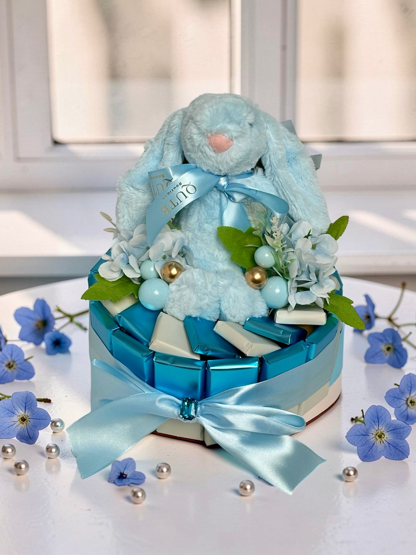 Newborn Chocolate Arrangement - Baby Boy