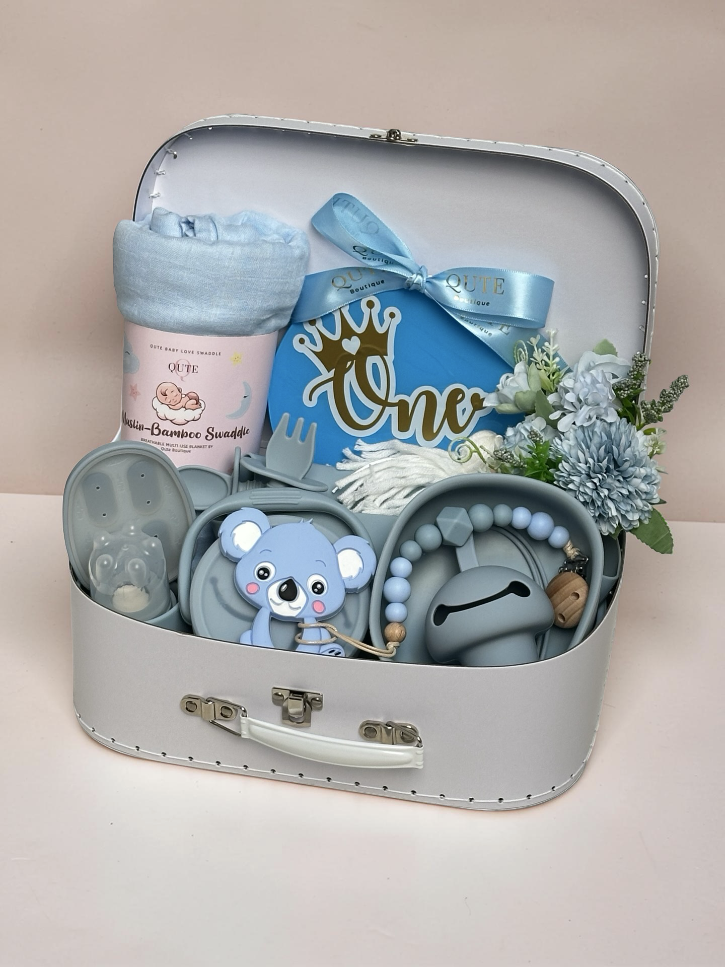 Baby Boy's First Birthday Gift Set