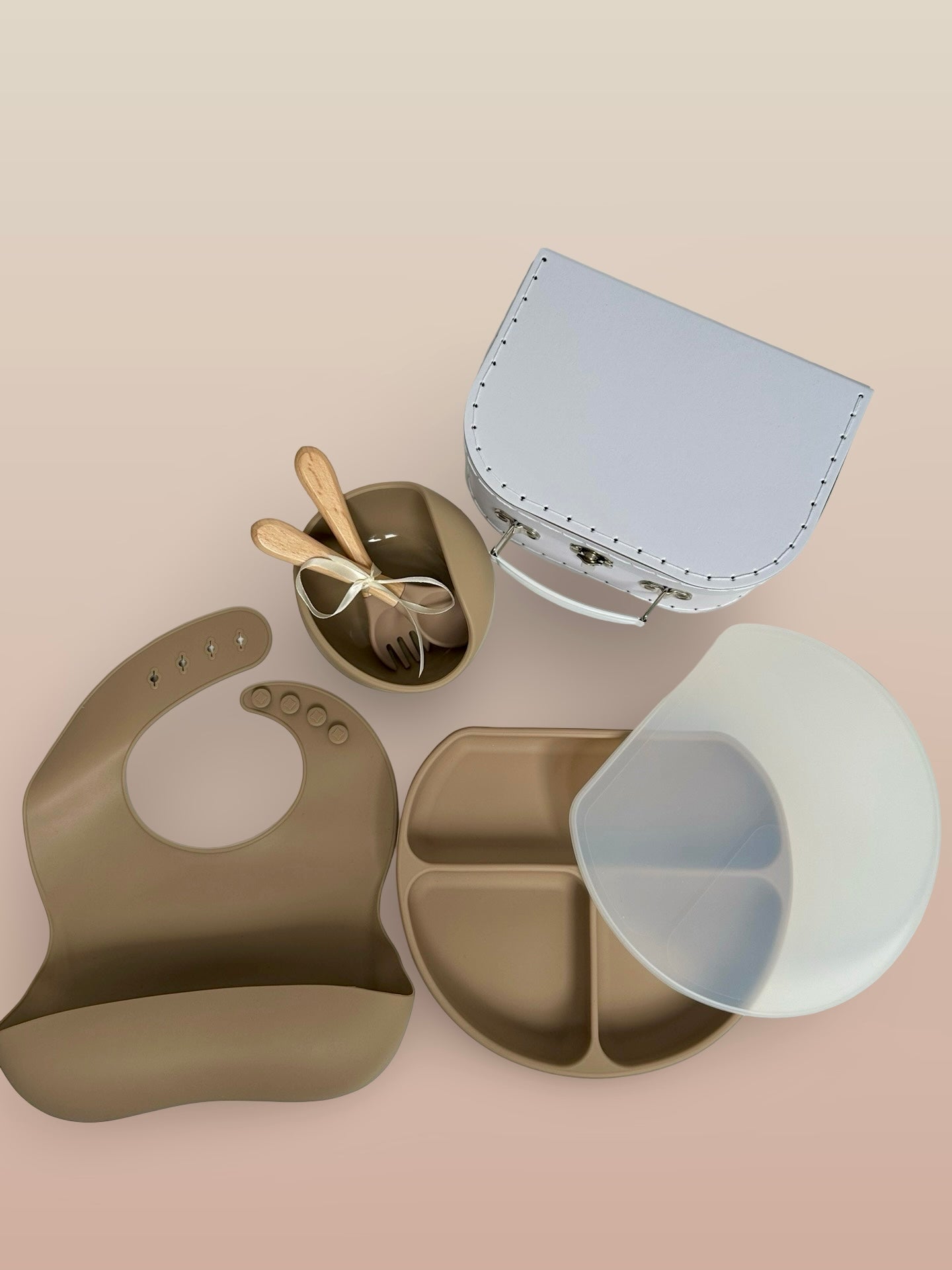 First Bites Gift Set - Kaki