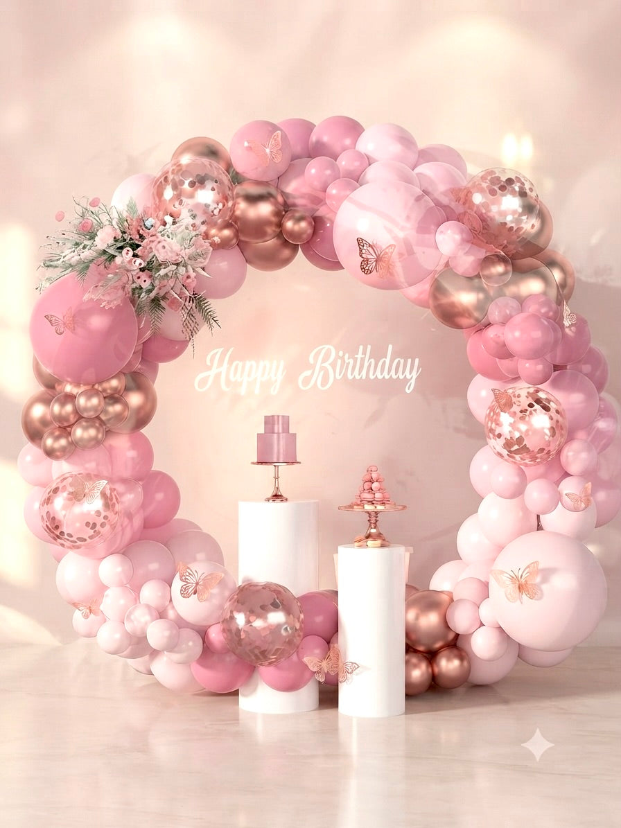 Balloon decoration Qatar - Rose Allure