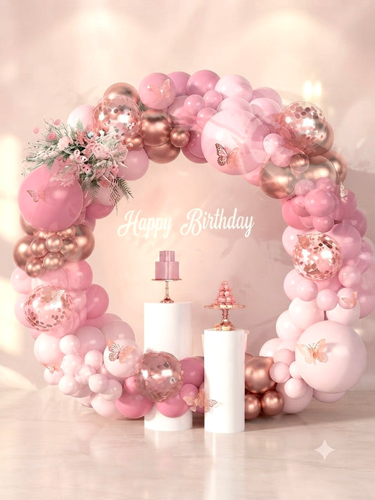 Balloon decoration Qatar - Rose Allure