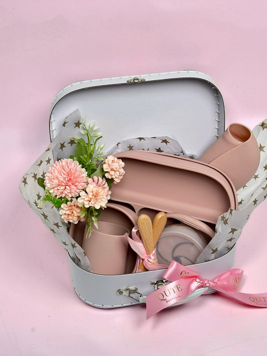 Mealtime Memories -Baby Feeding Set - Rose pink