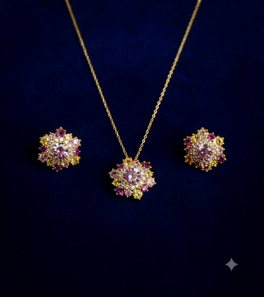 Serena Gold Jewellery Set