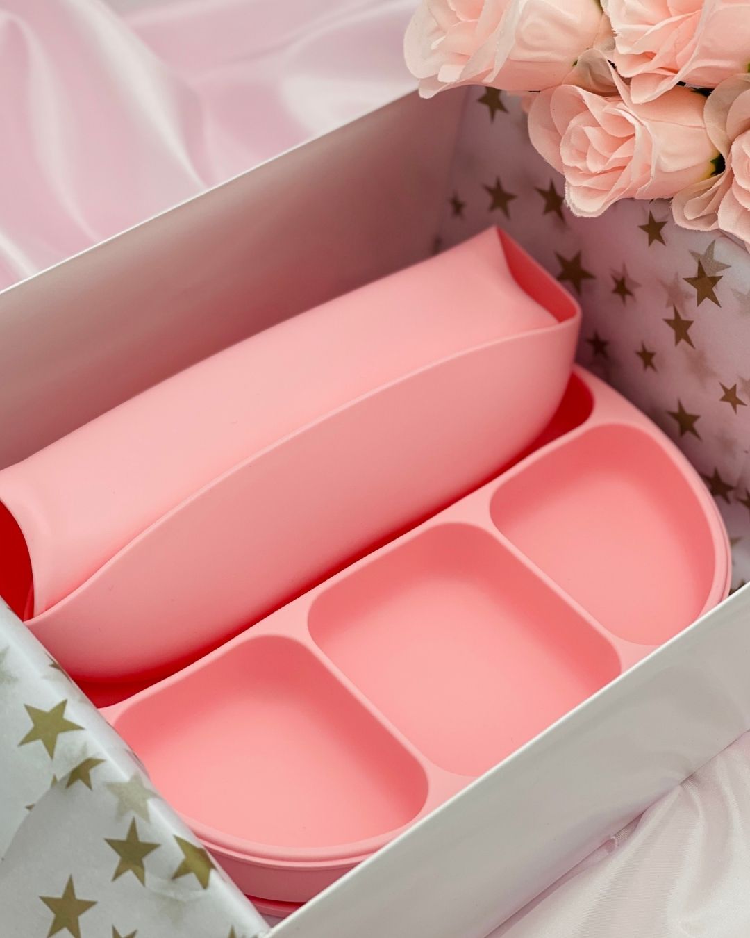 9-pieces-Baby Feeding Set - Blush Pink