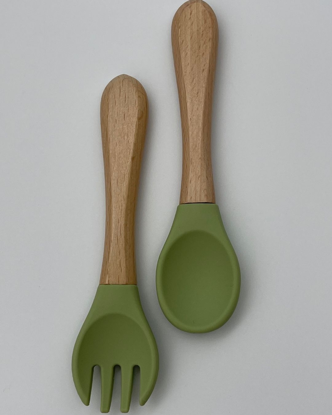 9 pieces -Baby Feeding Set - Olive Green