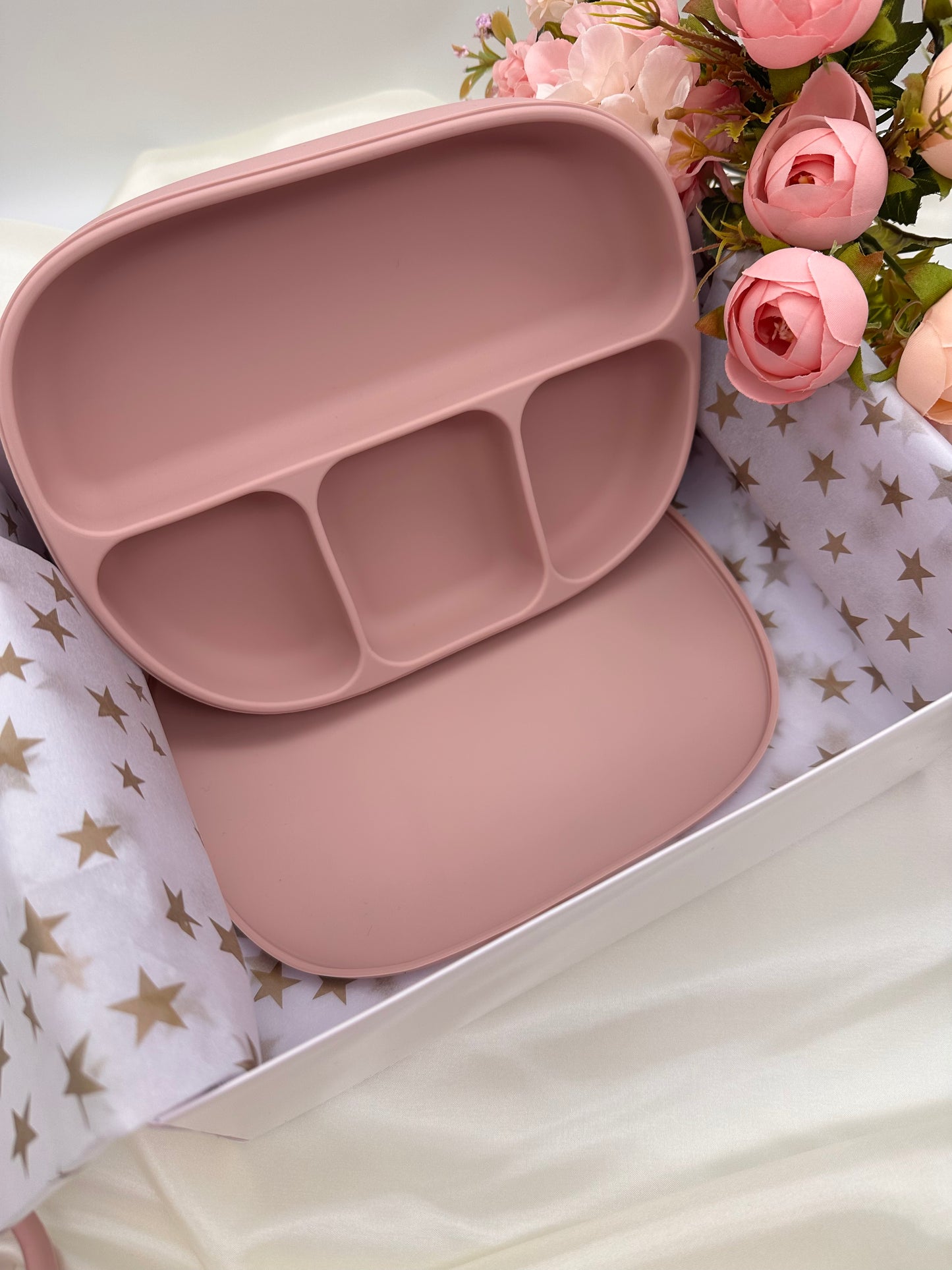 9 pieces -Baby Feeding Set - Rose pink